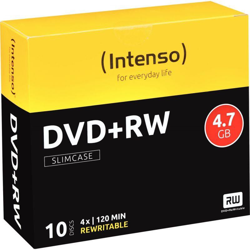 PAQUET DE 10 DVD+RW INTENSO 4,7 GO