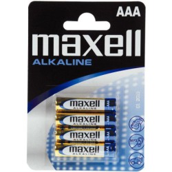 PILE LR03  AAA *PQT4* ALCALINES 1.5V  MAXELL TOP PRIX