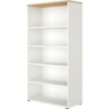 RANGEMENT HAUT L80CM X H 187CM 5 NICHES CONNEXION FAB FR  CHÊNE STRUCTURÉ/BLANC GAR 5 ANS