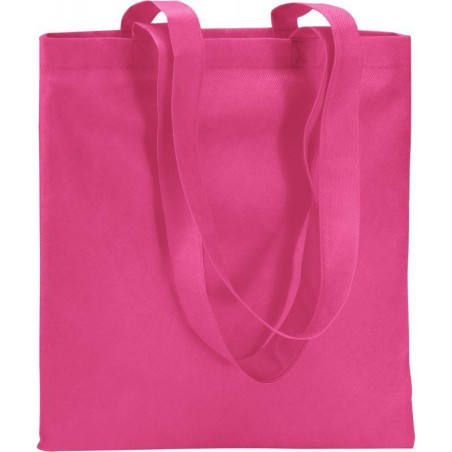 SAC SHOPPING AVEC ANSES FUCHSIA