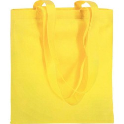 SAC SHOPPING AVEC ANSES JAUNE