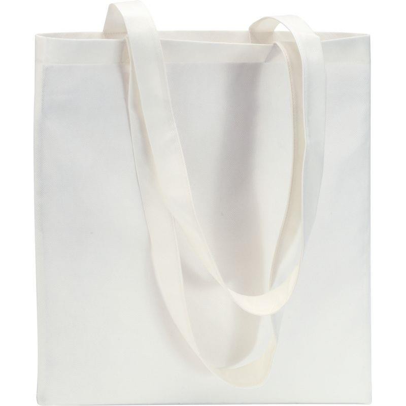 SAC SHOPPING AVEC ANSES BLANC