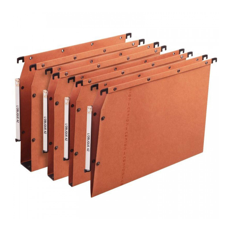 25 DOSSIERS ARMOIRE ULTIMATE AZV ORANGE FOND 30MM OBLIQUE 100330475