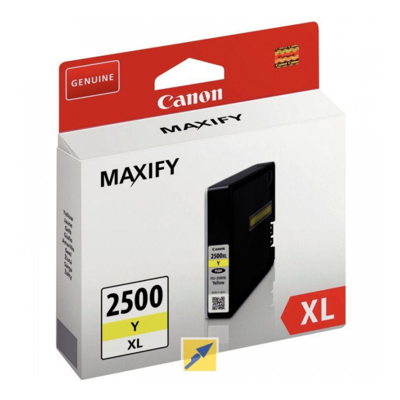 9267B001 /CART P/CANON HAUTE CAPACITE 1500 PAGES PGI-2500XL YELLOW