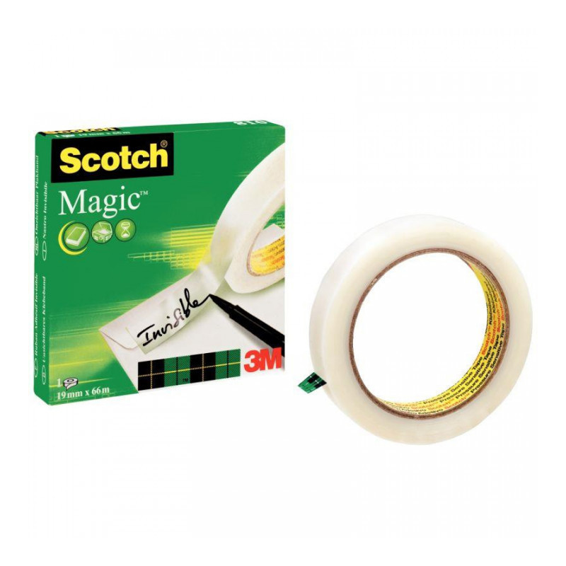 ADHESIF SCOTCH MAGIC 810 19mmx66m 23031