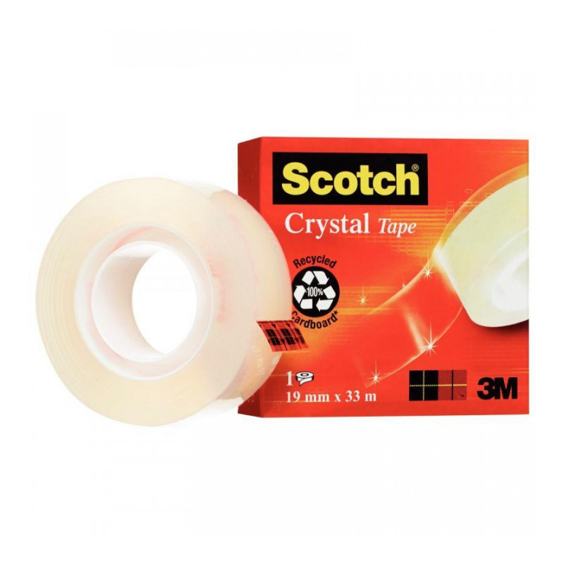 ADHESIF TRANSPARENT 19X33M CRISTAL  SCOTCH 600