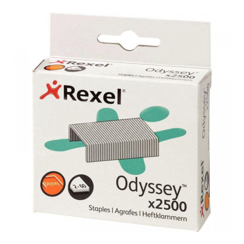 AGRAFES ODYSSEY BTE 2500 60F REXEL 2100050