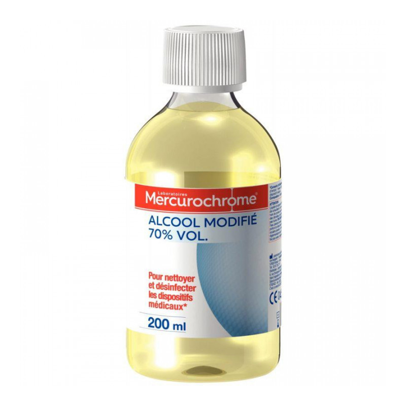 ALCOOL MODIFIÉ 70% 200ML MERCUROCHROME