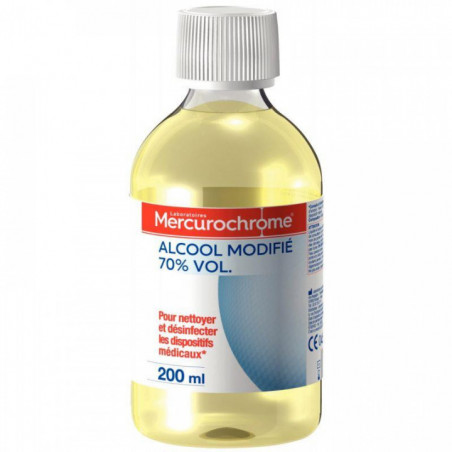 ALCOOL MODIFIÉ 70% 200ML MERCUROCHROME