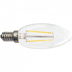 AMPOULE LED FLAMME LISSE E14 2W