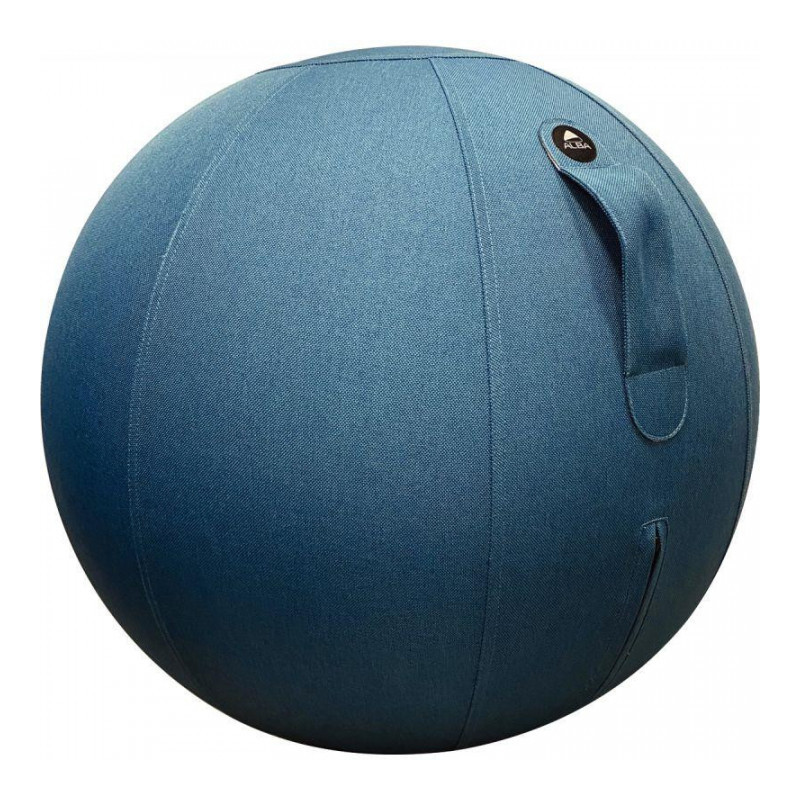 BALLON D'ASSISE ERGON.BLEU  améliore la posture renforce les muscles dos et ceinture abdominale ne roule  ne glisse pas poig.tra