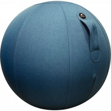 BALLON D'ASSISE ERGON.BLEU  améliore la posture renforce les muscles dos et ceinture abdominale ne roule  ne glisse pas poig.tra