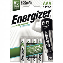 BLISTER 4 ACCU ENERGIZER AAA 800 MAH