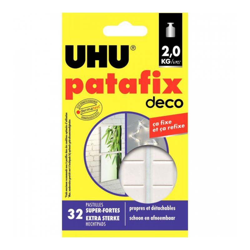 BLISTER DE 32 PASTILLES SUPER FORTES PATAFIX DECO