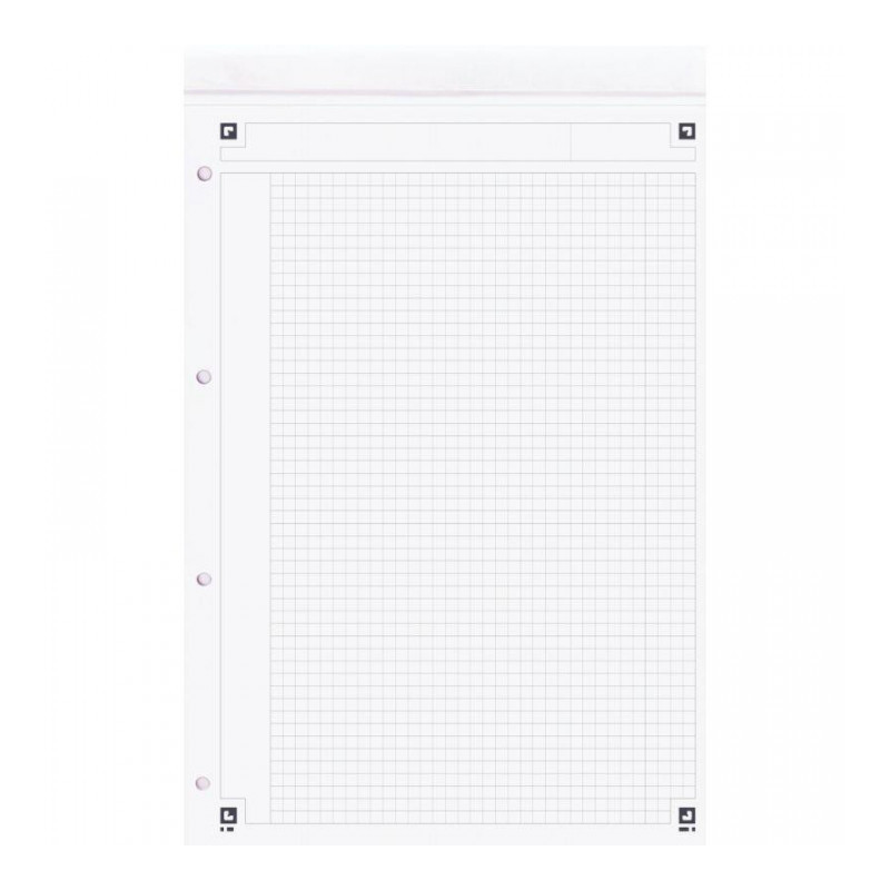 BLOC  A4+ 80G LIGNE PERF 4 TROUS  NOTEPAD  DÉTACHABLES 21X32 OXFORD SCRIBZEE PEFC FAB France