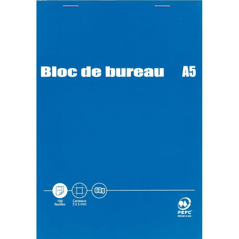 BLOC A5 60G 5X5 100F PEFC TOP PRIX