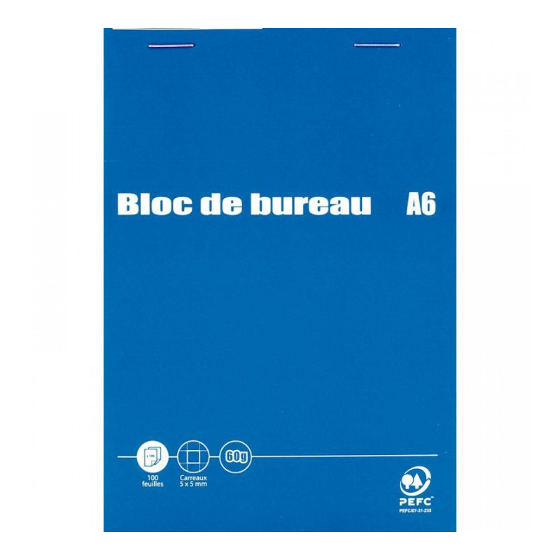 BLOC A6 60G 5X5 100F PEFC TOP PRIX