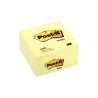 BLOC CUBE DE 450 FEUILLES DE NOTES POST-IT REPOSITIONNABLE 76 X 76 MM JAUNE