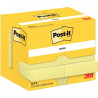 BLOC REPOSITIONNABLE 38X51 JAUNE *PQT12  100F POST-IT 653E  POSTIT 23818PEFC NOTE