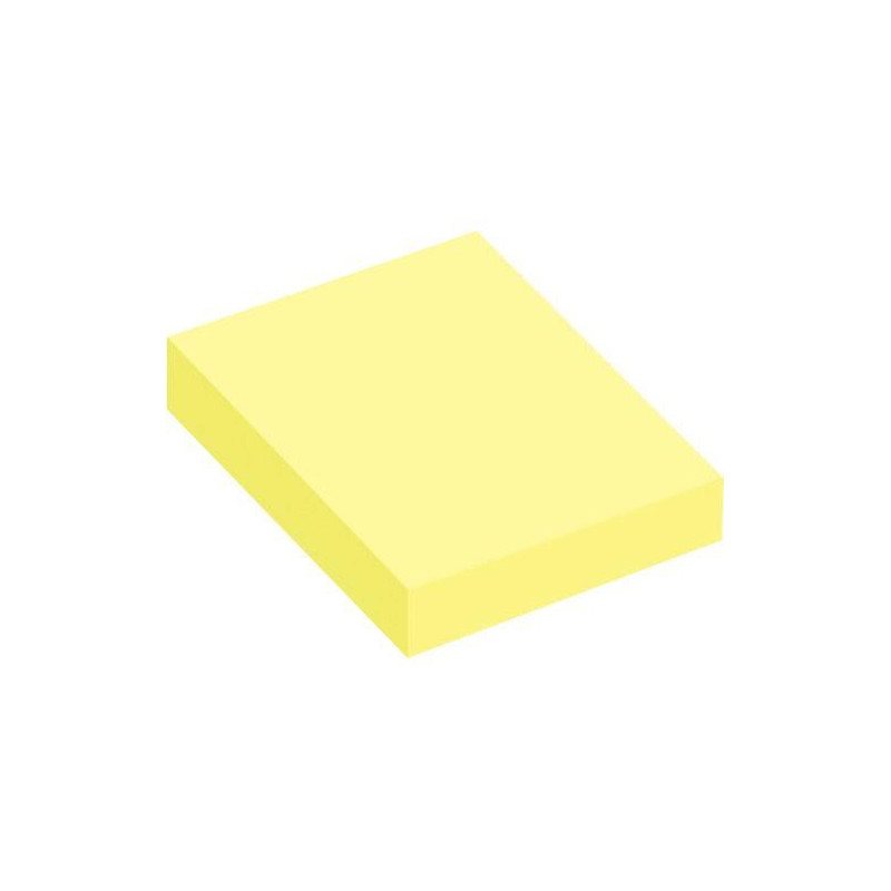 BLOC REPOSITIONNABLE 40X50 JAUNE  *PQT12*  ECO FSC  5653-01 LIKE