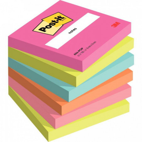 BLOC REPOSITIONNABLE 76X76 100F  *PQT6* POST-IT  POPTIMIST