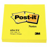 BLOC REPOSITIONNABLE 76X76 JAUNE 100F *PQT6* POST-IT