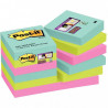 BLOCS **PQT12** POST-IT SUPER STICKY MIAMI 47,6x47,6MM  BP945