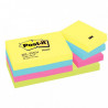 BLOCS REPOSITIONNABLE 38X51 COULEUR  ASSPQT12**POST-IT ENERGIE 50019