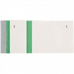 BLOCS VENDEURS 65x135MM BANDE VERTE LOT 10 ELVE 248