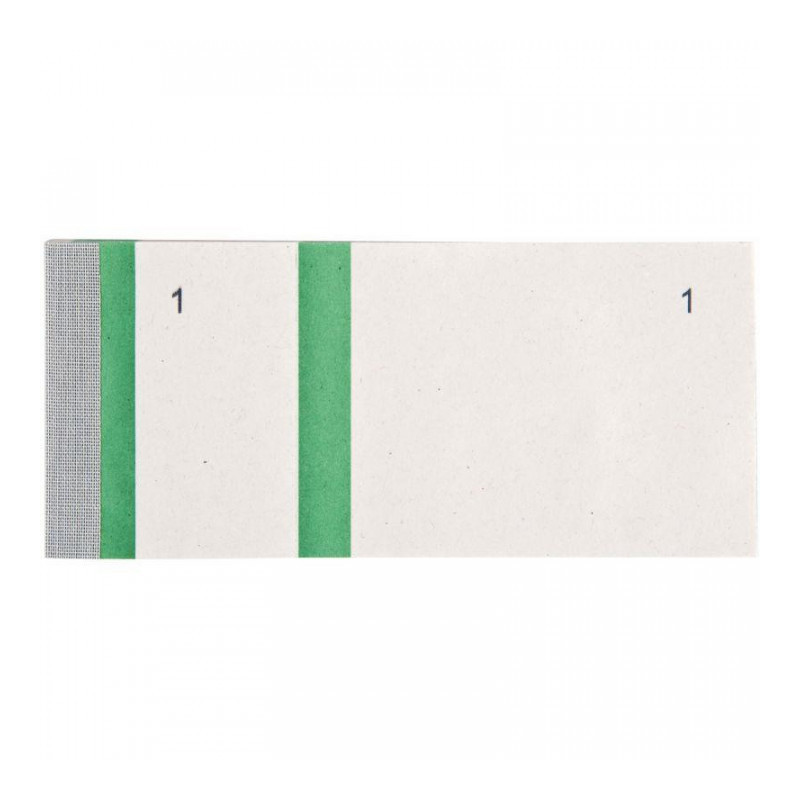 BLOCS VENDEURS 65x135MM BANDE VERTE LOT 10 ELVE 248