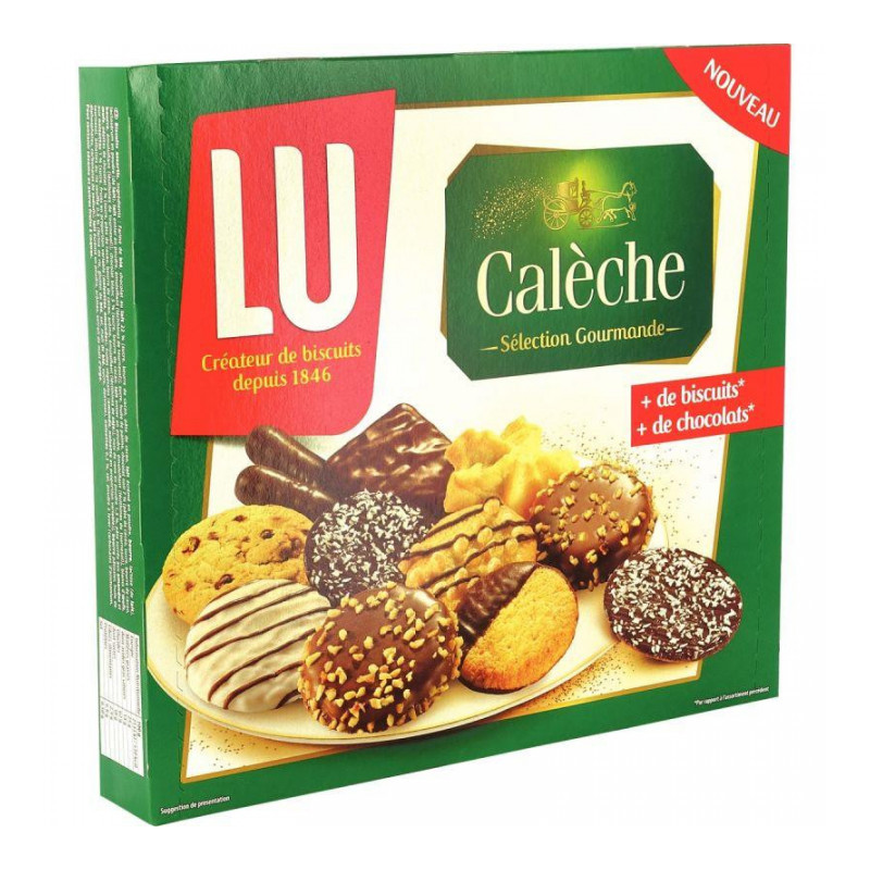 BOÎTE D'ASSORTIMENT BISCUIT SUCRÉ CALÈCHE LU 250G