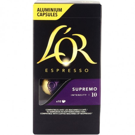 BOITE DE 10 CAPSULES OR SUPREMO