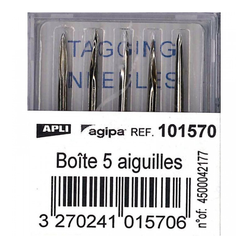 BOÎTE DE 5 AIGUILLES POUR PISTOLET RÉF 101545