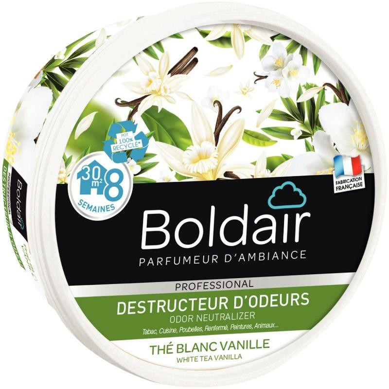 BOITE DE GEL DESTRUCTEUR D''ODEURS THÉ BLANC VANILLE