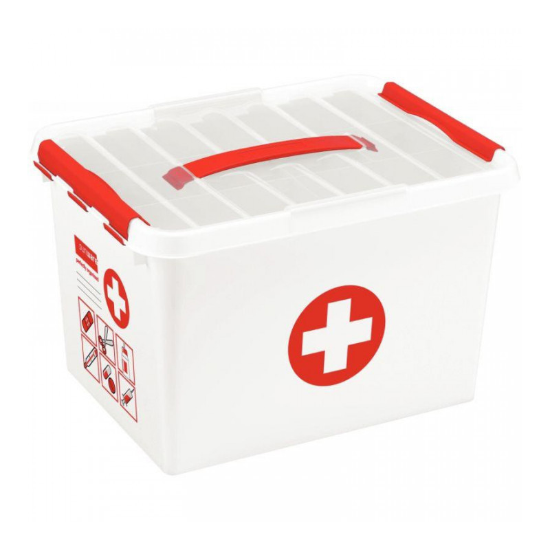 BOÎTE DE PREMIERS SECOURS / PHARMACIE 22L