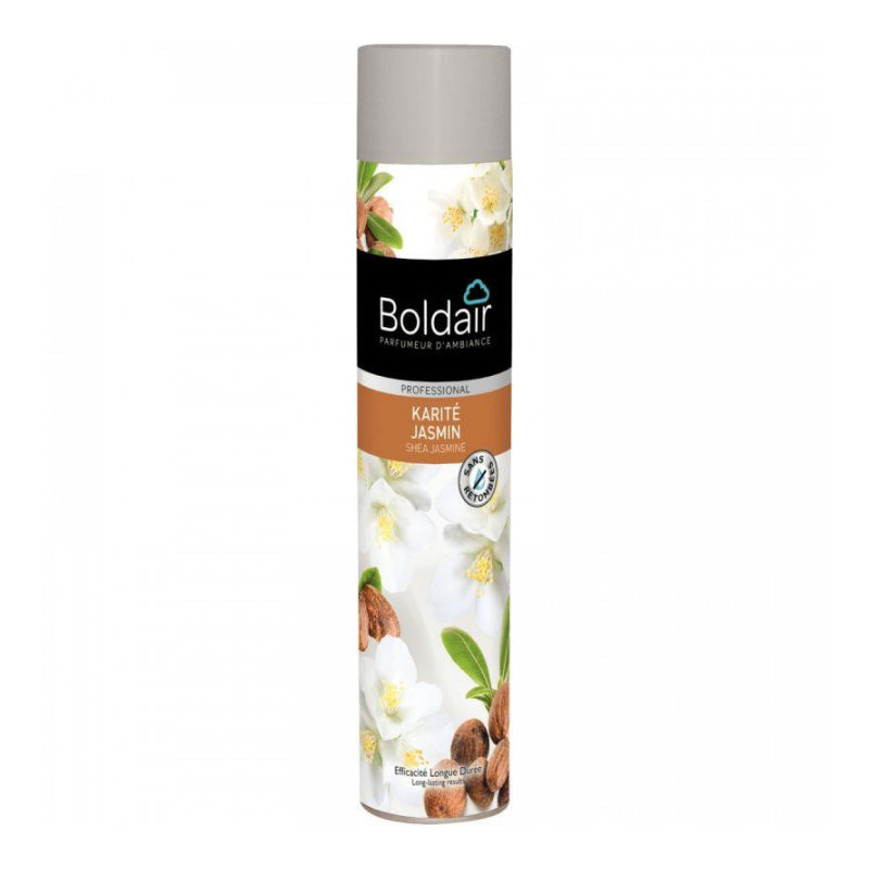 BOMBE DÉSODORISANTE BOLDAIR KARITÉ JASMIN 750ML