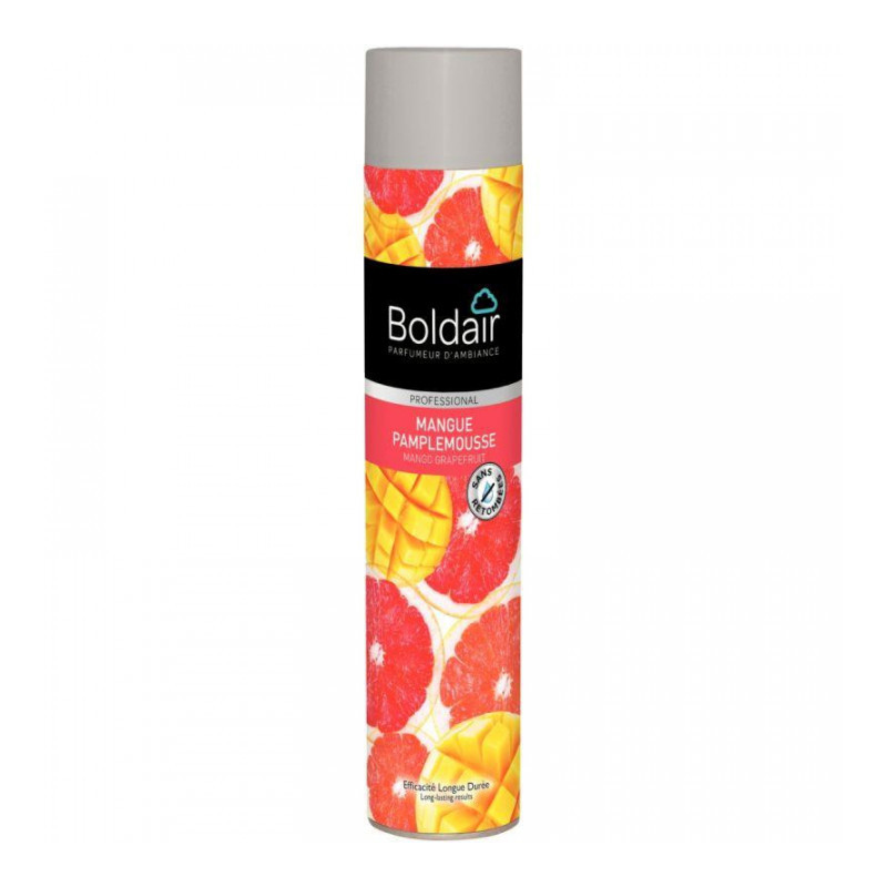 BOMBE DÉSODORISANTE BOLDAIR MANGUE PAMPLEMOUSSE 750ML FAB FRANCE