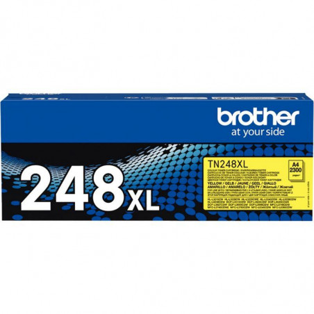 BROTHER TN248XLY TONER LASER JAUNE HAUTE CAPACITÉ AUTHENTIQUE