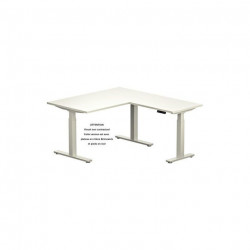 BUREAU ÉLECTRIQUE AXELSLADE L160XP80CM AVEC RETOUR PLATEAU CHÊNE BRUNSWICKPIÈ