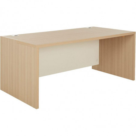 BUREAU SIMPLE BRABANT FAB FR L180XH75XP90CM CHÊNE STRUCTURÉ PIET.BLANC GAR 5 ANS