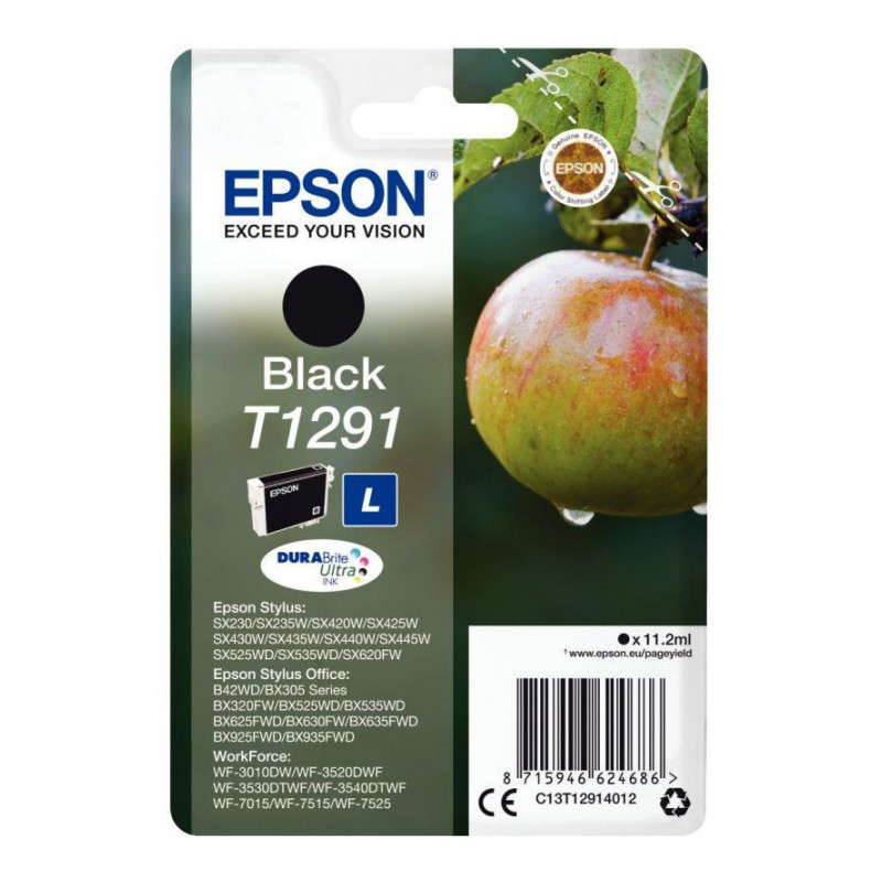 C13T129140 CART. EPSON J.E C13T129140-T1291 STYLUS SX420W NOIR (CAPACITE STANDAR