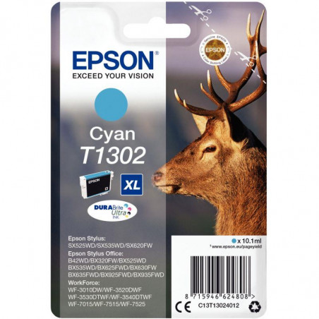 C13T130240 CART. EPSON J.E PR STYLUS BX320FW BLEU  C13T130240-T1302    580P EPSO