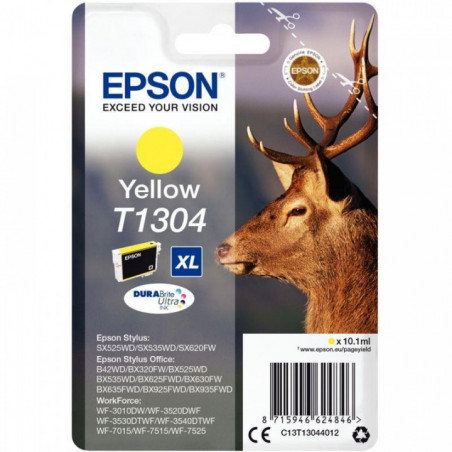 C13T130440 CART. EPSON J.E PR STYLUS BX320FW JAUNE C13T130440-T1304   580P EPSON