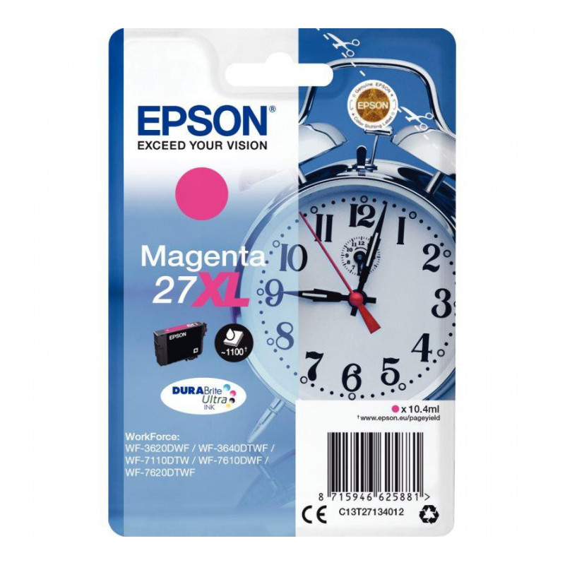 C13T27134010 CART P/EPSON JE MAGENTA 1100 P C13T27134010 27XL EPSON