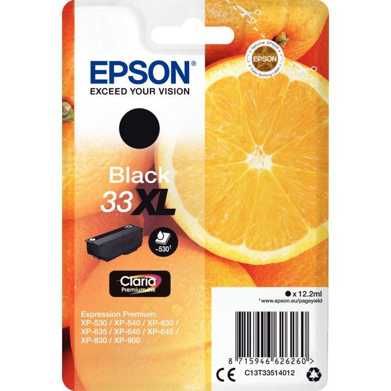 C13T33514010 /CARTOUCHE EPSON 33XL CLARIA PREMIUM N (XL) POUR PREMI 530P