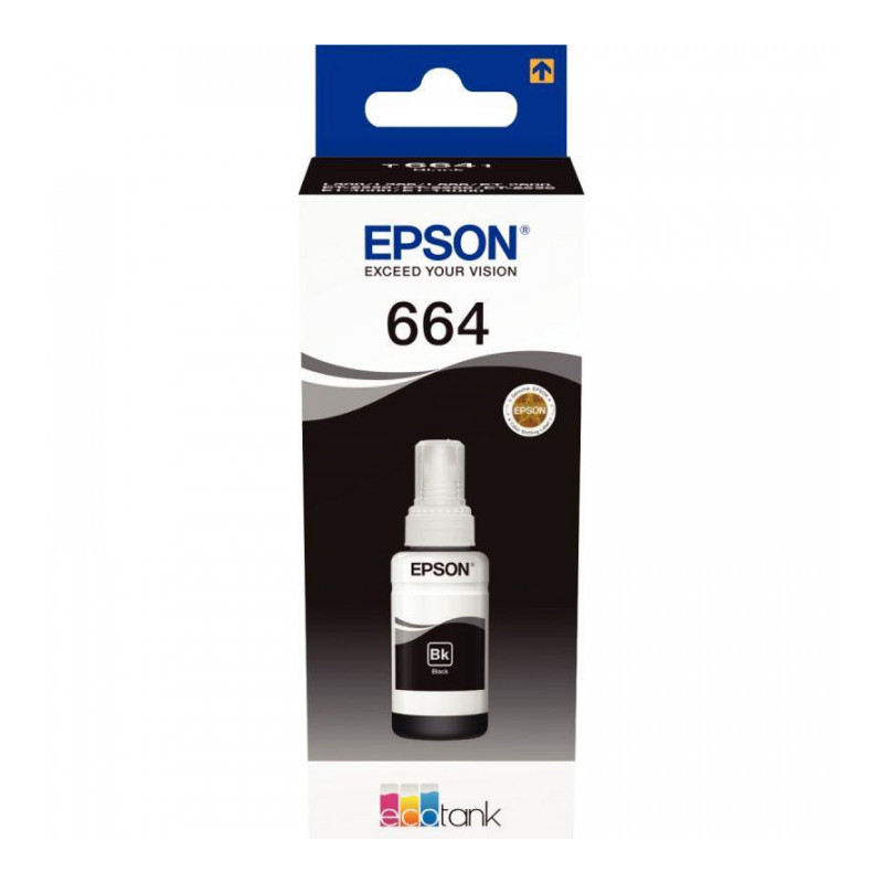 C13T664140 CART P/EPSON ECOTANK T6641 BOUTEILLE D'ENCRE NOIRE 70ML 6500 P EPSON