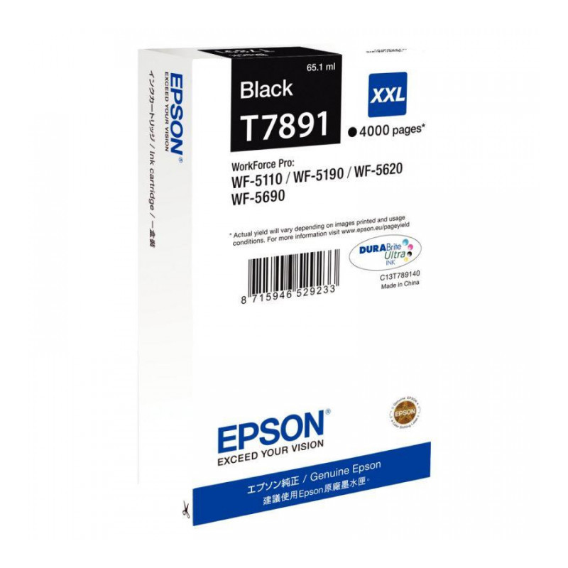 C13T78914010 CART EPSON JE NOIRE 4000 P C13T789140 EPSON