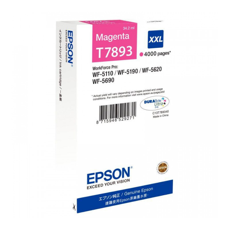 C13T78934010 CART EPSON JE MAGENTA 4000 P C13T789340 EPSON