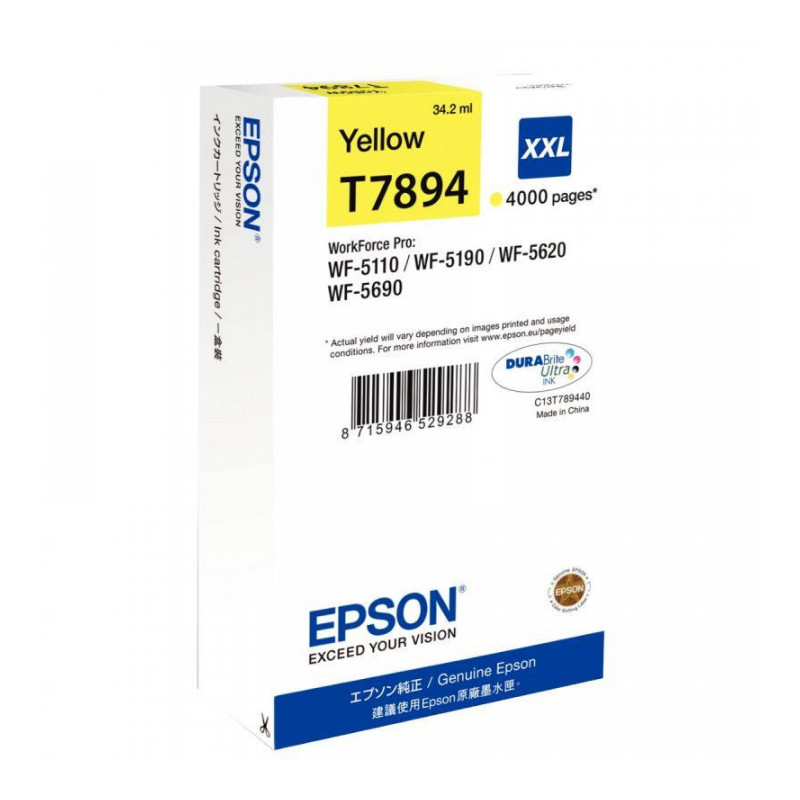 C13T87944010 CART EPSON JE YELLOW 4000 P