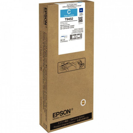 C13T945240 5000P WF-C5xxx Series Ink Cartridge XL Cyan